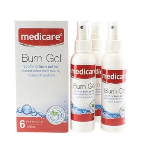 Soothing Gel for instant relief from burns, scalds & sunburn.